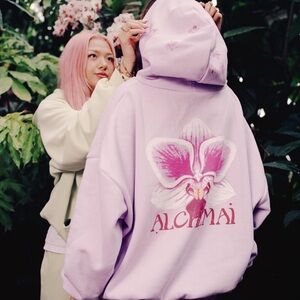 Alchemai Lilac Orchid Hoodie from the Botanical Collection